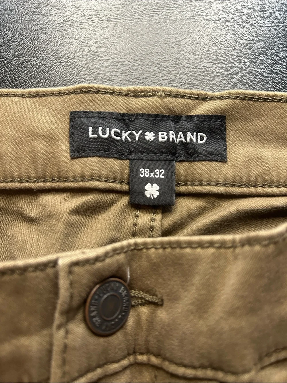 Lucky Brand Straight-Leg Khaki Pants - Brown